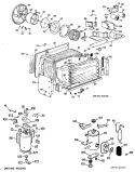 Section Diagram and Parts List for KQ908ASQ2  Hotpoint Air Conditioner