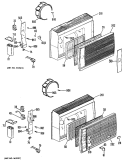 Section Diagram and Parts List for KT304FS3A  Hotpoint Air Conditioner