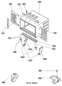 Section Diagram and Parts List for KVM18DBM1  Hotpoint Air Conditioner