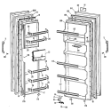 Part Location Diagram of WR17X2124 GE FRONT JUICE DOOR
