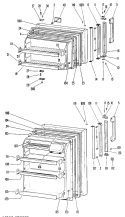Section Diagram and Parts List for CTX18LJBR  Hotpoint Refrigerator