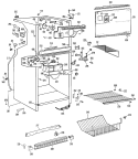 Section Diagram and Parts List for CTX18LJBR  Hotpoint Refrigerator