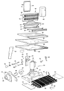 Section Diagram and Parts List for CTX18LJBR  Hotpoint Refrigerator