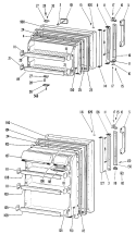 Section Diagram and Parts List for CTX18PJBR  Hotpoint Refrigerator