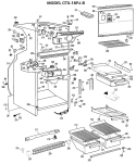 Part Location Diagram of WR71X1505 GE SHELF Assembly FZ