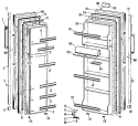 Section Diagram and Parts List for CSX20EJC  Hotpoint Refrigerator