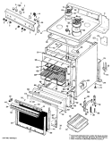 Part Location Diagram of WB07X7007 GE USE GEH WB7X7007