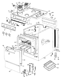 Part Location Diagram of 39-4600 GE MANUAL USERS