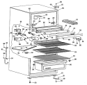 Section Diagram and Parts List for CTA13CJBRAD  Hotpoint Refrigerator