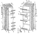 Section Diagram and Parts List for CSX20EJE  Hotpoint Refrigerator