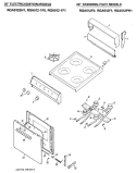 Part Location Diagram of 39-4599 GE USE AND CARE BOOK