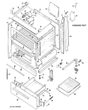 Part Location Diagram of WB2X7326 GE COVER-PILOT