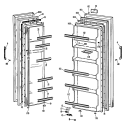 Section Diagram and Parts List for CSX20LJF  Hotpoint Refrigerator