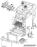 Part Location Diagram of WB07X6826 GE TRIM CONTROL