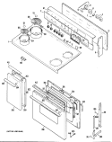 Part Location Diagram of WB03X5664 GE KNOB S U