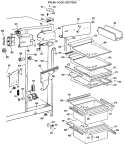 FRESH FOOD SECTION Diagram and Parts List for CSX27DKC  Hotpoint Refrigerator