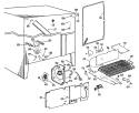 Section Diagram and Parts List for CSX27DKC  Hotpoint Refrigerator