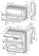 Section Diagram and Parts List for CTX18PKBR  Hotpoint Refrigerator