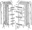 Part Location Diagram of WR12X0449 GE CHANNEL HDLE