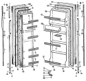 Part Location Diagram of WR78X8093 GE FF O.DOOR AD
