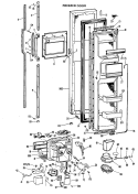 Part Location Diagram of WR01X1702 GE SCREW SUPORT