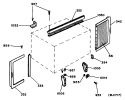 Section Diagram and Parts List for KED12AAV1  Hotpoint Air Conditioner