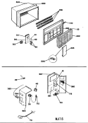 Section Diagram and Parts List for KES23DAR1  Hotpoint Air Conditioner