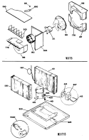 Section Diagram and Parts List for KES23DAR1  Hotpoint Air Conditioner