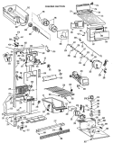 FREEZER SECTION Diagram and Parts List for CSX22DLK  Hotpoint Refrigerator