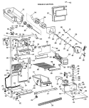 FREEZER SECTION Diagram and Parts List for CSX24DLJ  Hotpoint Refrigerator