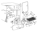 Section Diagram and Parts List for CSX24DLJ  Hotpoint Refrigerator