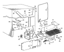 Section Diagram and Parts List for CSXW27CLJ  Hotpoint Refrigerator