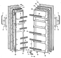 Section Diagram and Parts List for CSX20LLL  Hotpoint Refrigerator