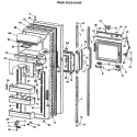 Part Location Diagram of WR02X8157 GE BRKT HINGE