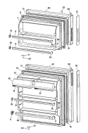 Section Diagram and Parts List for CTXY14CMDLAD  Hotpoint Refrigerator