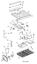 Section Diagram and Parts List for CTX14CMDLAD  Hotpoint Refrigerator