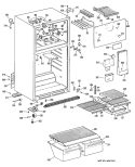 Part Location Diagram of WR02X8353 GE CAP CORNER