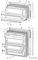 Section Diagram and Parts List for CTXY14LMCRWH  Hotpoint Refrigerator
