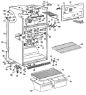 Section Diagram and Parts List for CTX18CLSLAD  Hotpoint Refrigerator