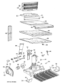 Part Location Diagram of WR87X0345 GE ROT REPLACE
