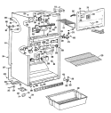 Section Diagram and Parts List for CTX18LLBRWH  Hotpoint Refrigerator