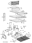 Part Location Diagram of WR17X2795 GE INSULATION DIVIDER