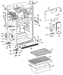 Section Diagram and Parts List for CTX14APDRAD  Hotpoint Refrigerator