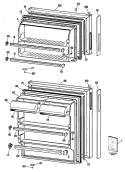 Section Diagram and Parts List for CTXY16CPDLAD  Hotpoint Refrigerator