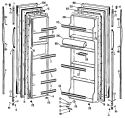Part Location Diagram of WR77X0487 GE I D PANEL FF