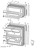 Section Diagram and Parts List for CTXY16EPERAD  Hotpoint Refrigerator