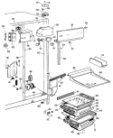 Section Diagram and Parts List for CSX22DME  Hotpoint Refrigerator