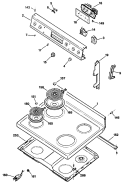 Section Diagram and Parts List for RB532G*R1  Hotpoint Range