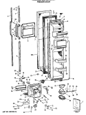 Part Location Diagram of WR17X2871 GE UNKNOWN