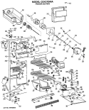Part Location Diagram of WR60X0196 GE MOTOR